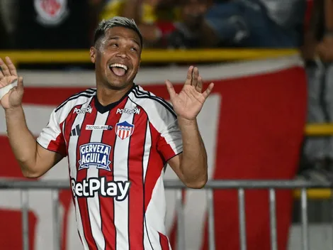 Teo Gutiérrez metió un gol en Junior, generó controversia por su estado físico y anunció su retiro