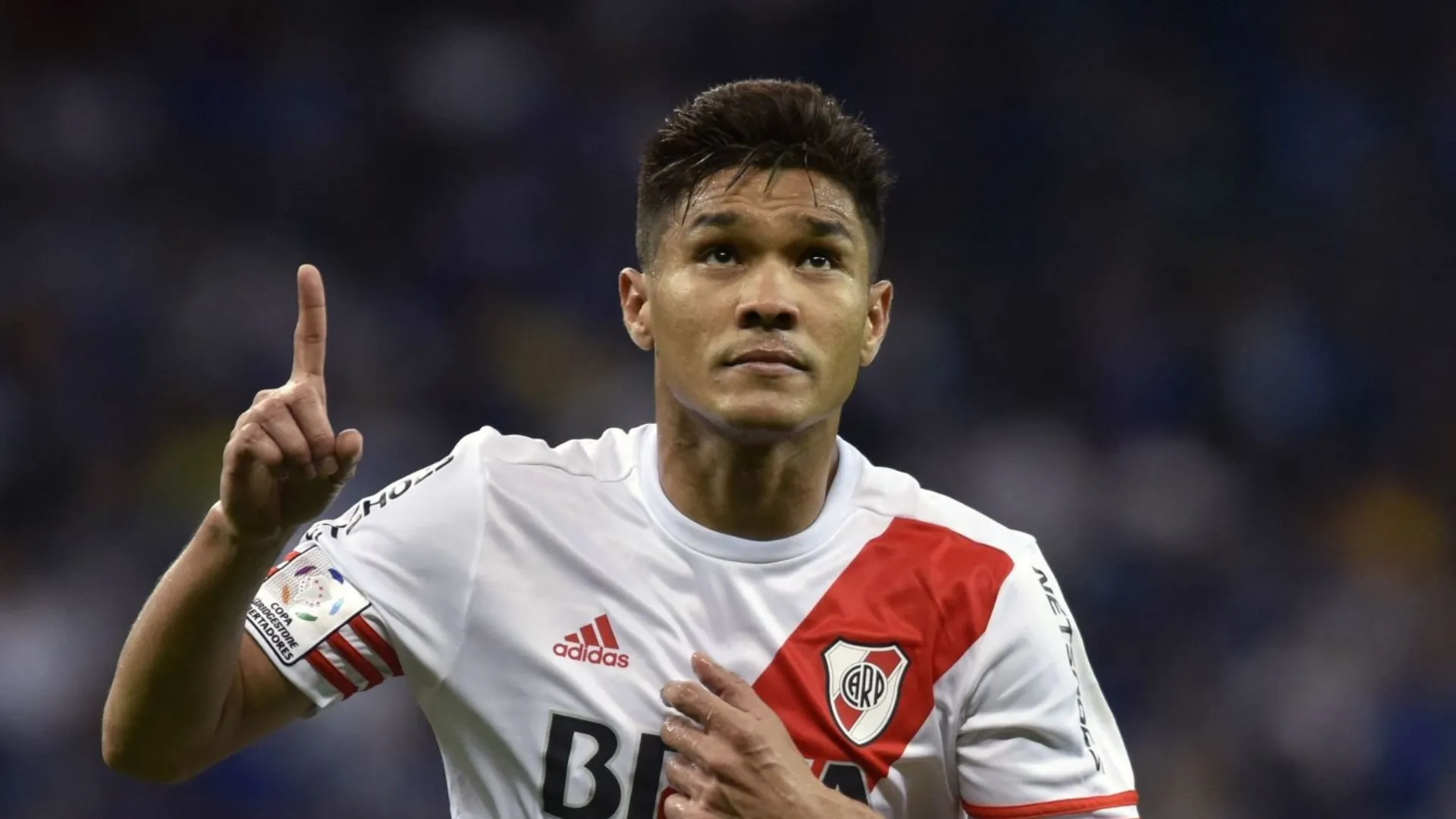 Teo Gutiérrez jugó 70 partidos en River y convirtió 28 goles.