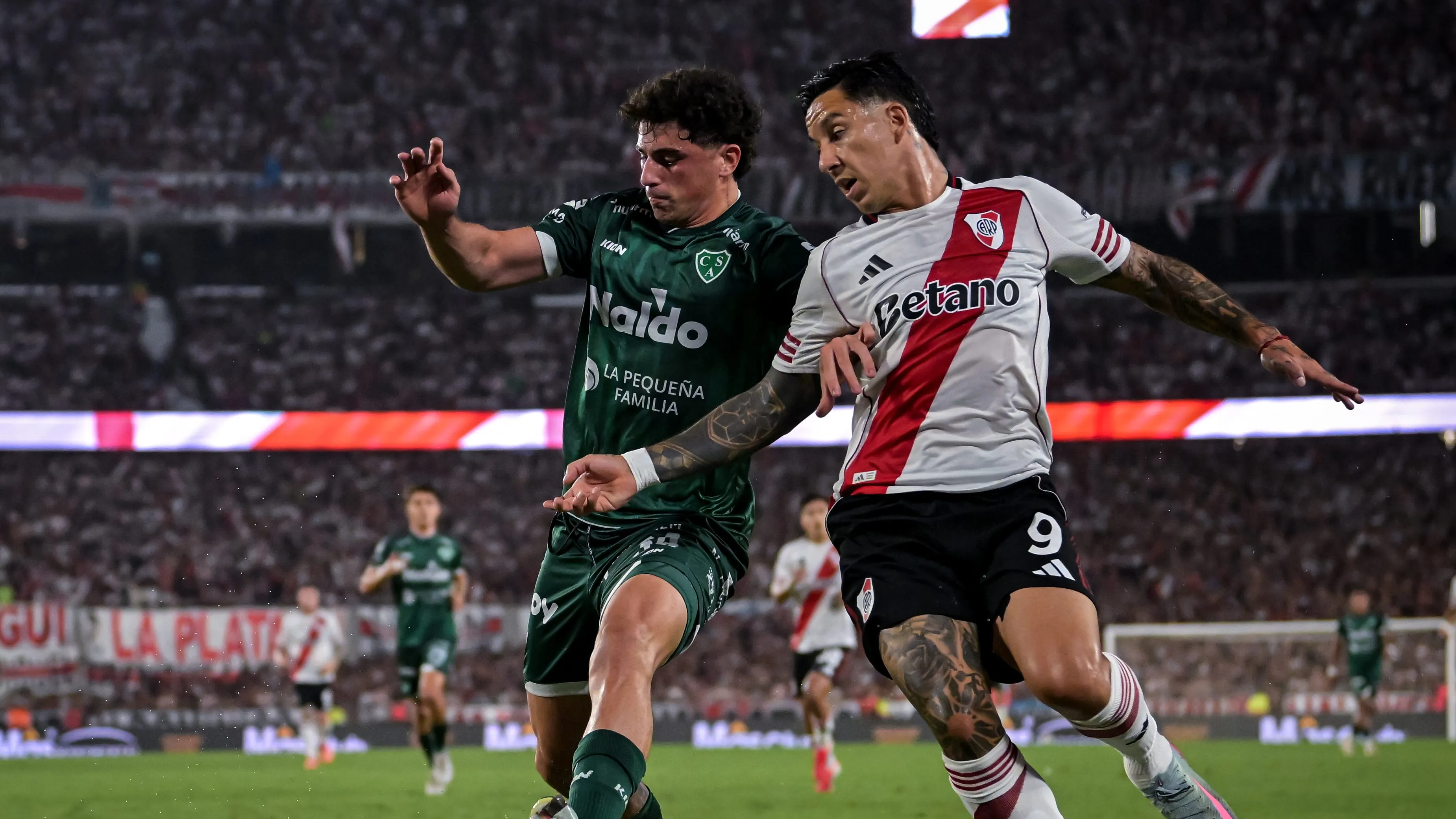 Sebastián Driussi en el último River – Sarmiento.