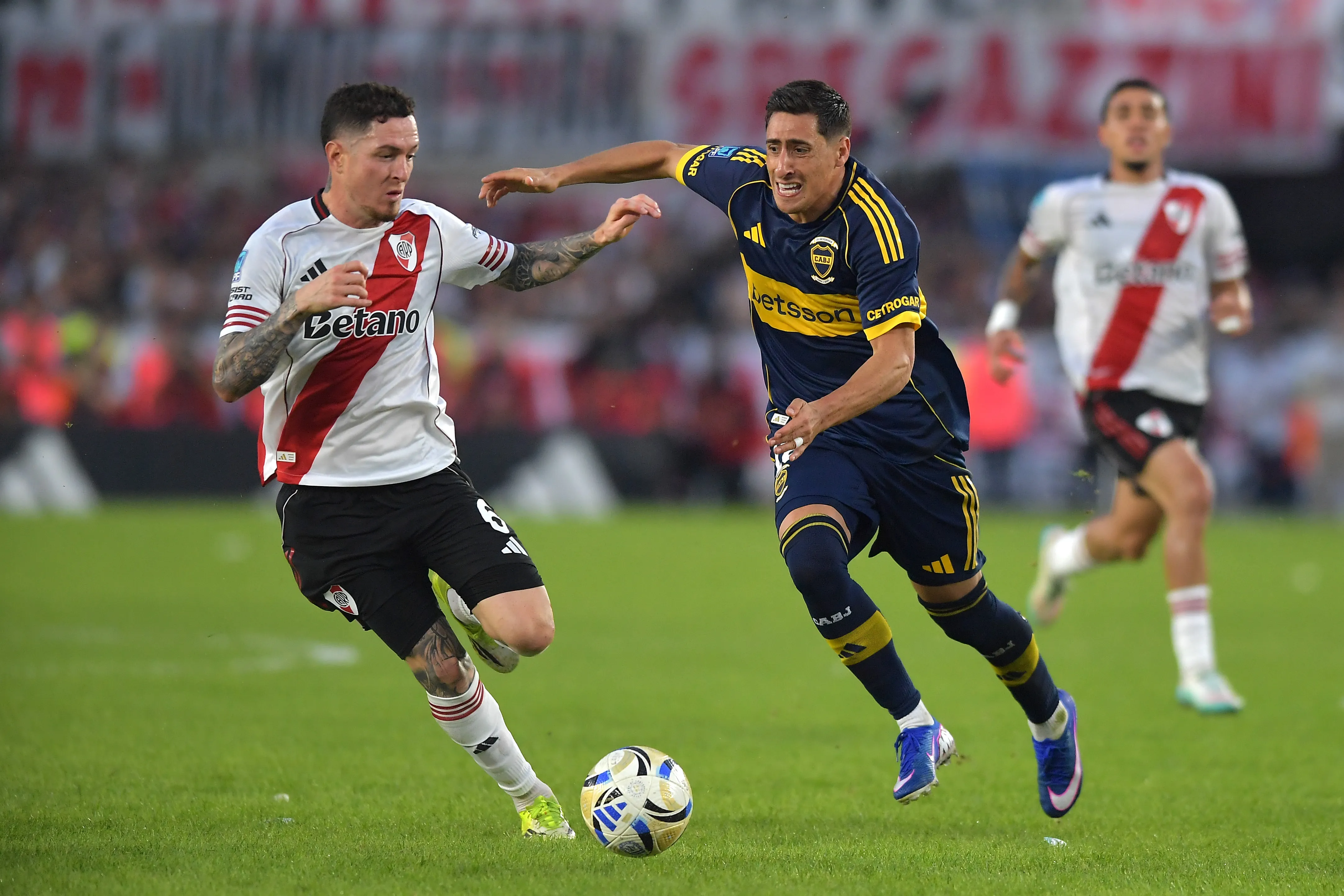 River tiene pendientes tres finales contra Boca: Supercopa Argentina 2020 y 2021, y Trofeo de Campeones 2020. (Getty Images)