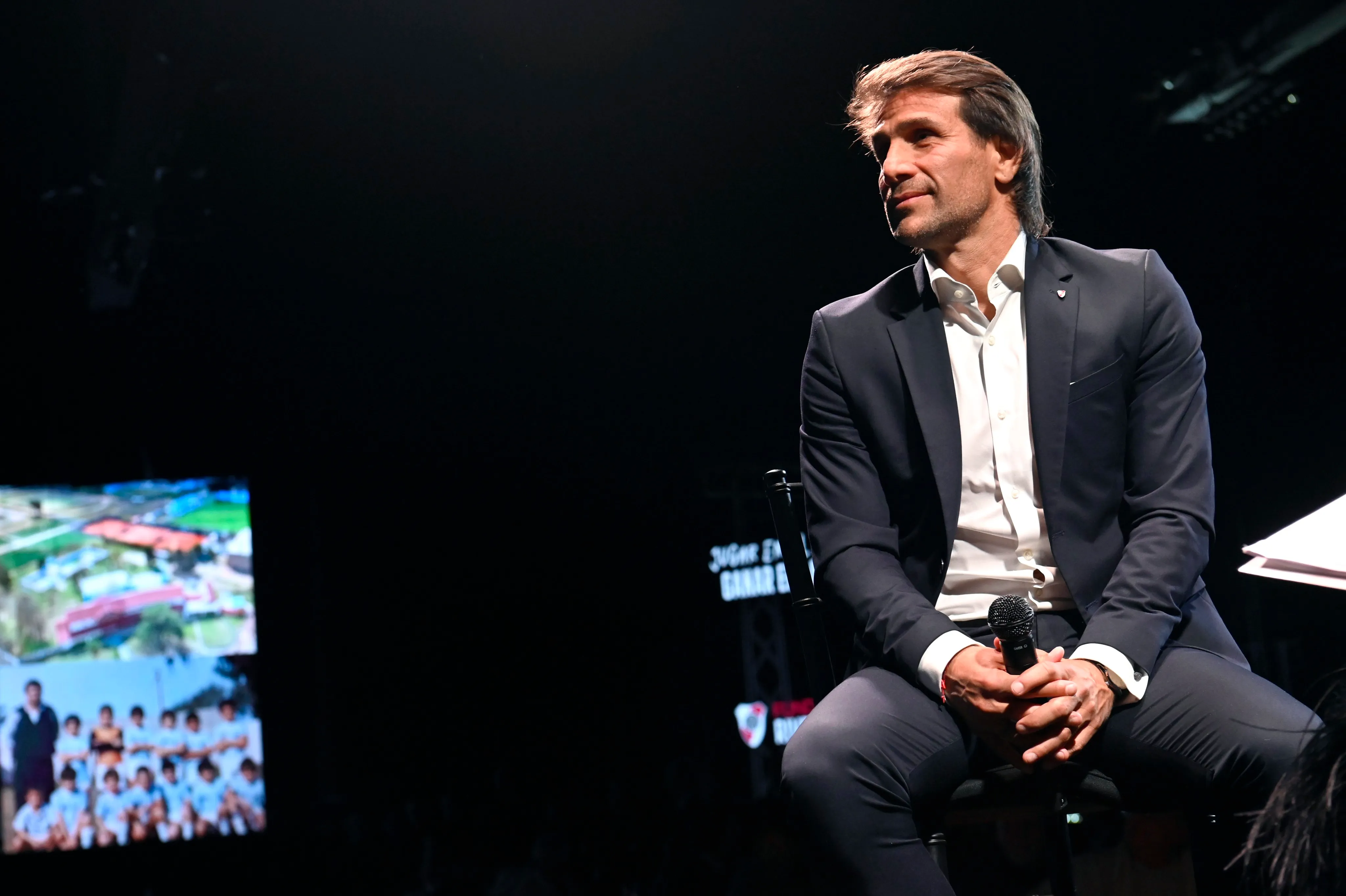 Ponzio brindó emotivas respuestas al ser entrevistado sobre sus orígenes y la importancia de los clubes de barrio. (Fundación River)