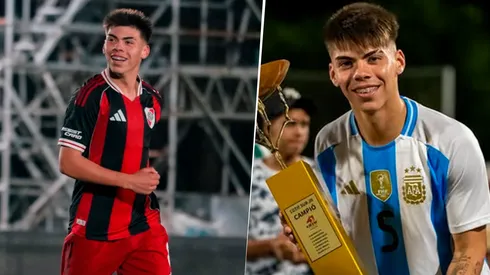 Espíndola llegó a River a los 13 años y ya da de qué hablar en el Millonario y la Selección Argentina.