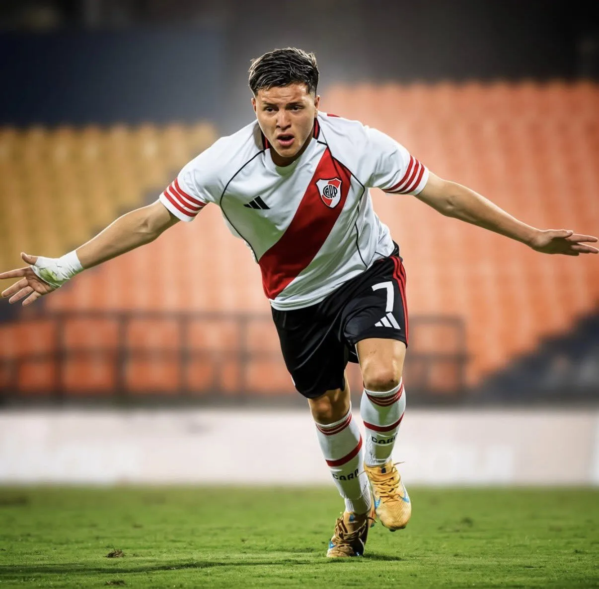 Tobías Goytía fue parte de la última pretemporada del plantel profesional de River.