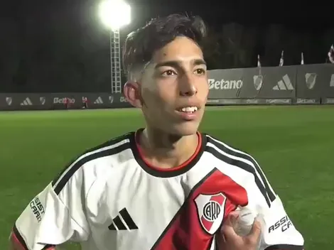 Lucas Flores, figura de la Reserva de River vs. Boca: "Un gol en un Superclásico es lo que todo pibe sueña"
