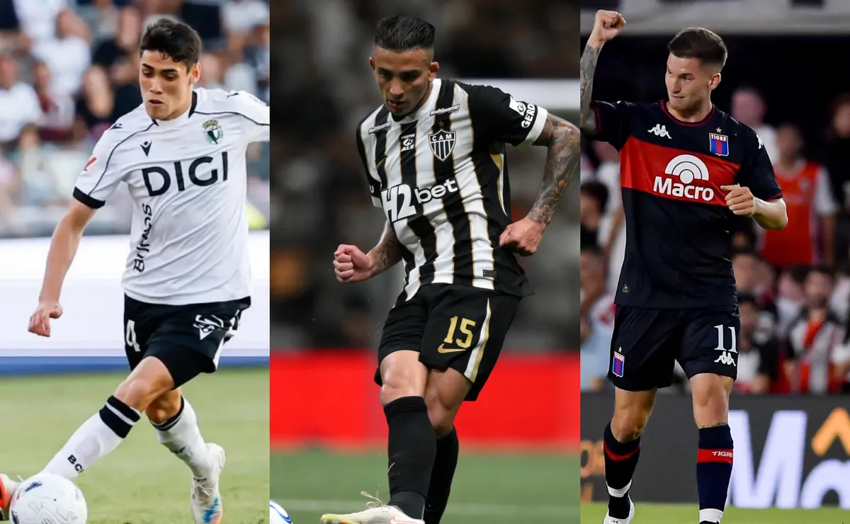 Los 13 jugadores que River tiene a préstamo.