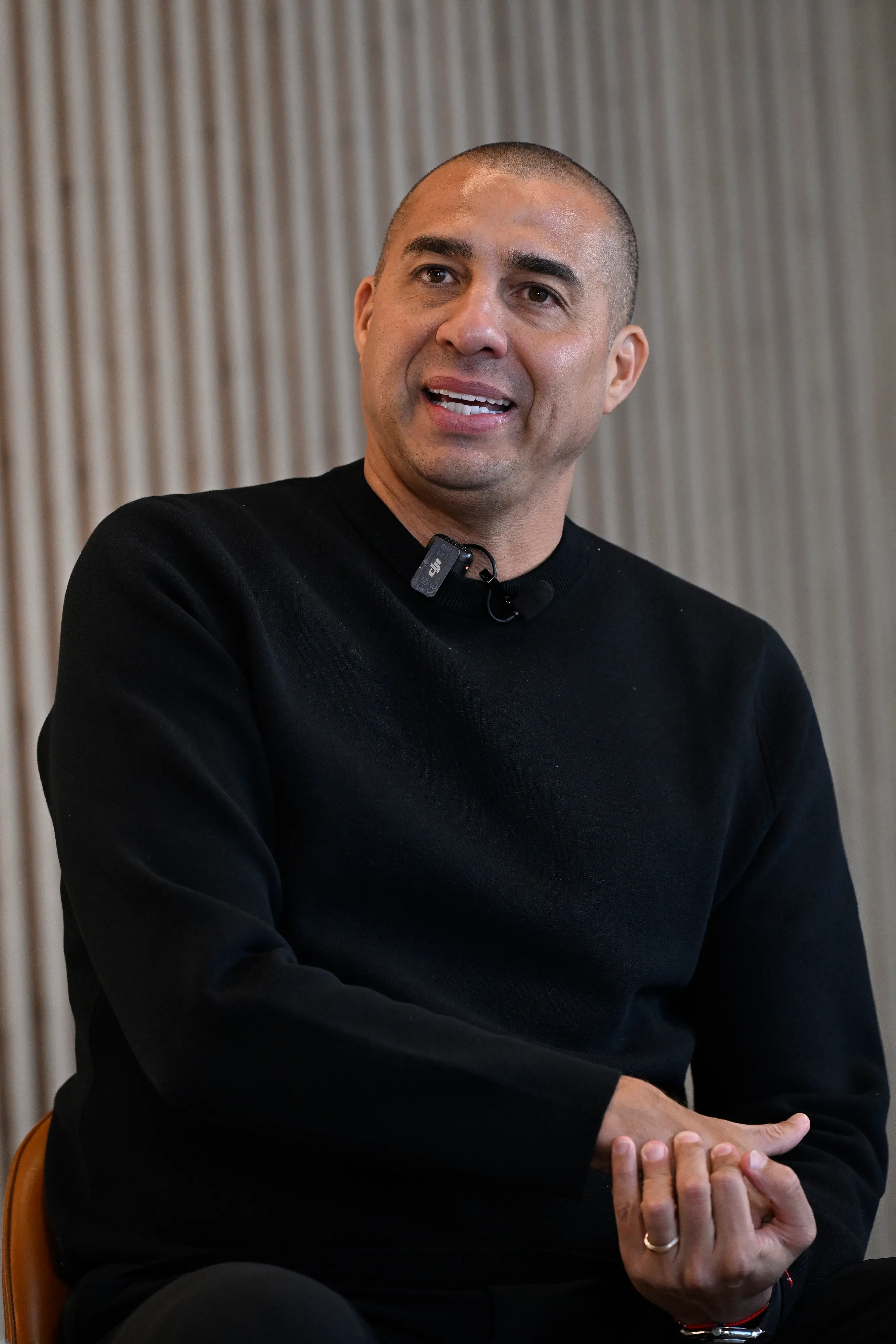Trezeguet contó de que manera lleva adelante su trabajo como embajador de River. (Diego Haliasz / LPM)