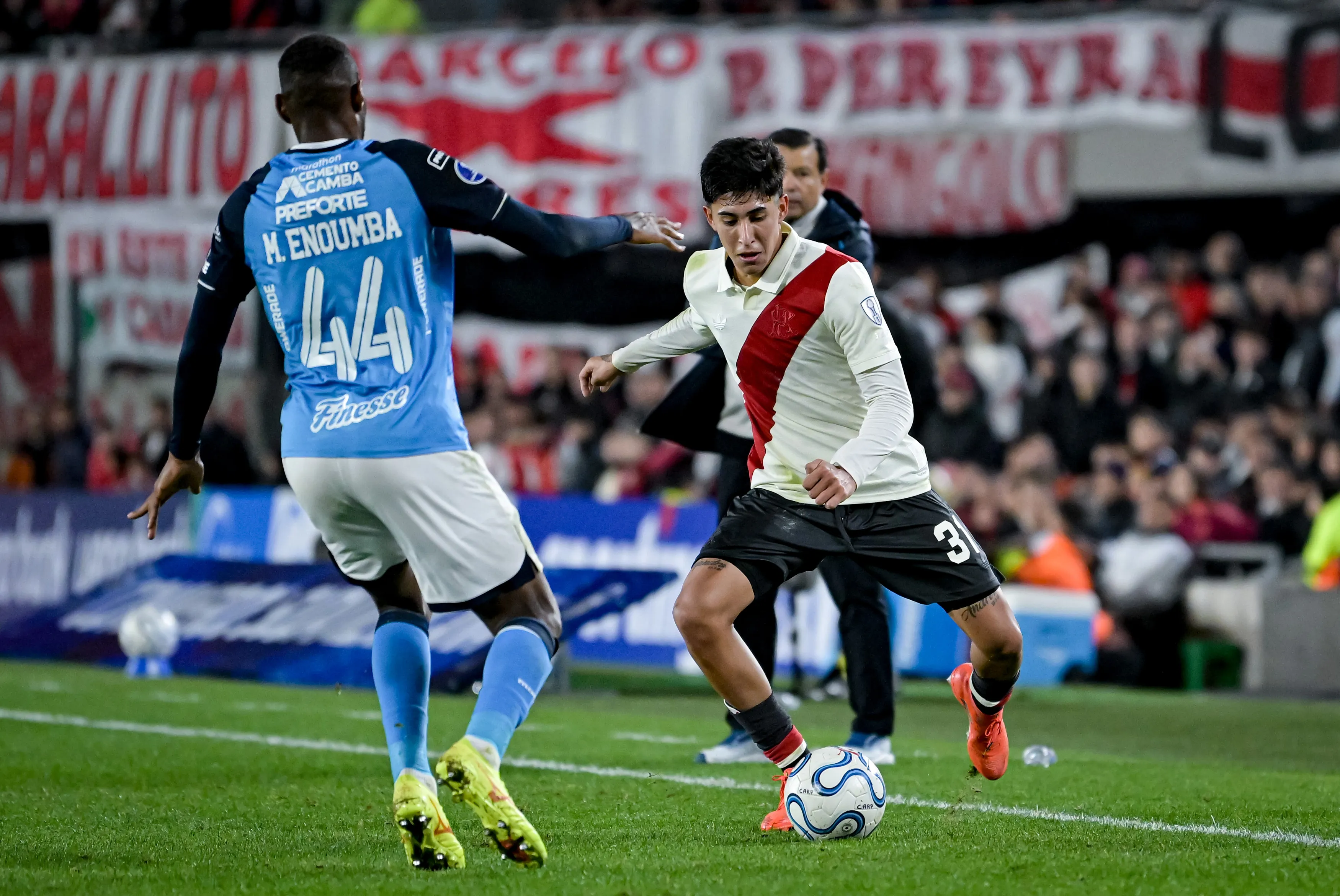 Facundo González jugó 5 de los 8 partidos de River en Copa Sudamericana.