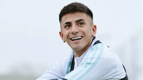 El volante trabaja junto a la Selección Argentina.