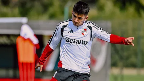 Almada lleva disputados ocho partidos con dos goles en River.