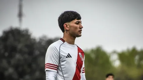 Juan Solari debutó con la Cuarta de River en este 2026.