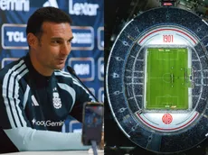 Scaloni elogió el Monumental por su capacidad ante la pregunta de dónde debería jugar la Selección Argentina