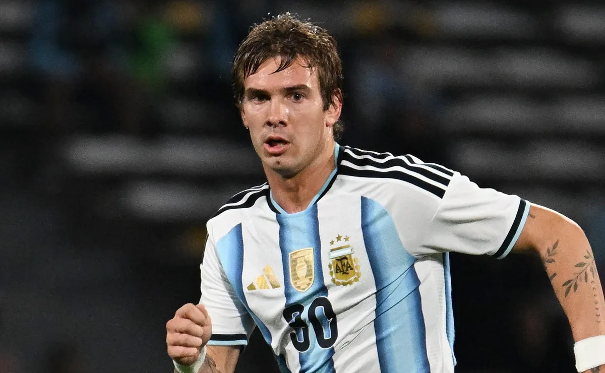 Mastantuono jugó 34 minutos contra Bolivia.