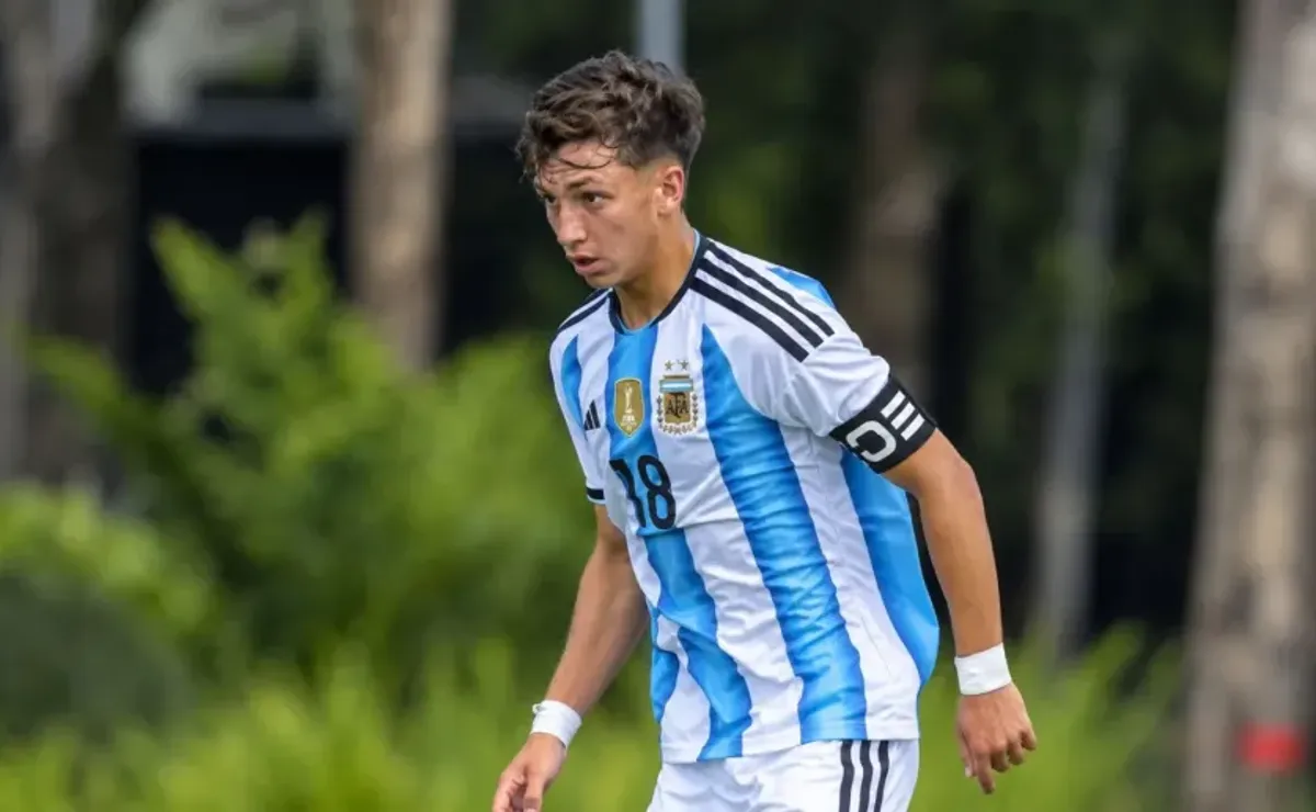 Gol de Galo Escobar en Argentina Sub 17.