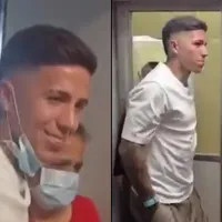 Enzo Fernández visitó el Hospital Garrahan, se sacó fotos y le hizo regalos a los chicos