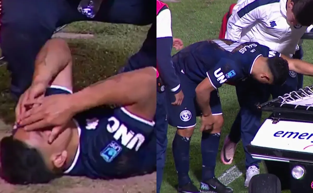 Pésima noticia: Maxi Salas se rompió los ligamentos.