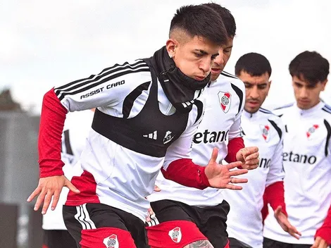 Los tres futbolistas que se entrenaron diferenciados durante el amistoso con Atlético Escobar