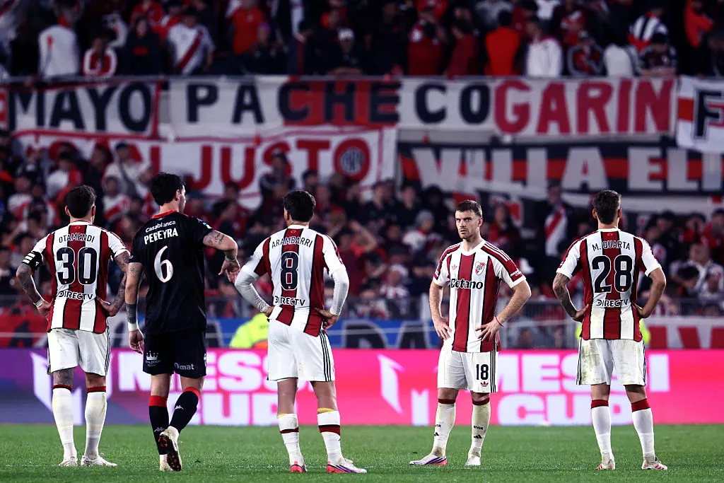 River está fuera de los ocho clasificados a playoffs y a seis puntos de los puestos de Libertadores en la tabla anual. (Getty Images)