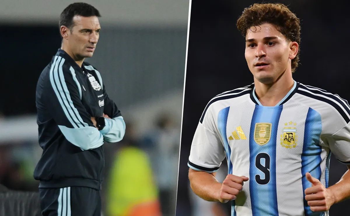 Scaloni destacó a Julián y le dio un espaldarazo para su futuro en Atlético de Madrid.