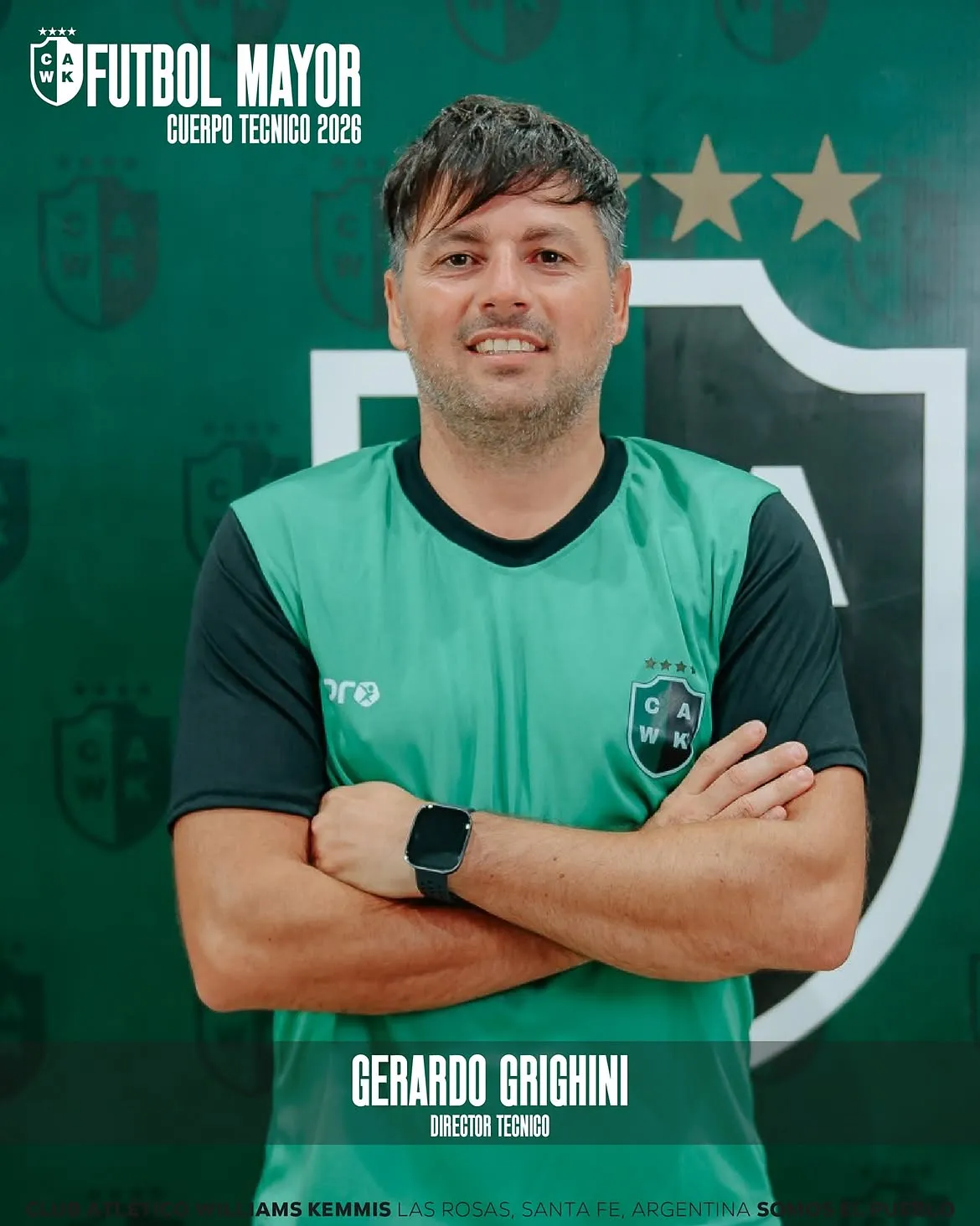 Gerardo Grighini, DT de Williams Kemmis.