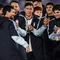 Julián Alvarez, también al borde del llanto: cómo vivió la despedida de Messi y la emotiva carta que le escribió