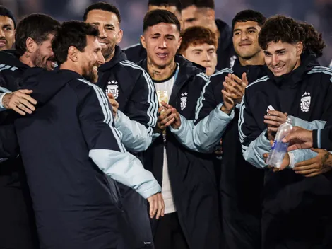 Julián, al borde del llanto: cómo vivió la despedida de Messi y la carta que le escribió