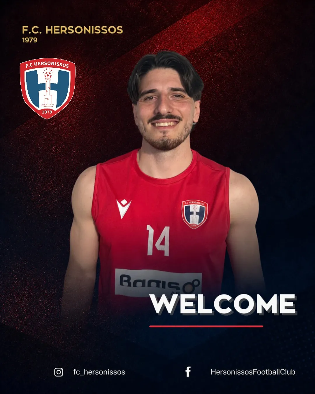 Sebastián Sánchez fue presentado en Hersonissos.