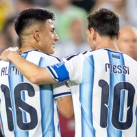 Thiago Almada le dedicó un emotivo posteo a Lionel Messi luego de su despedida de la Selección Argentina
