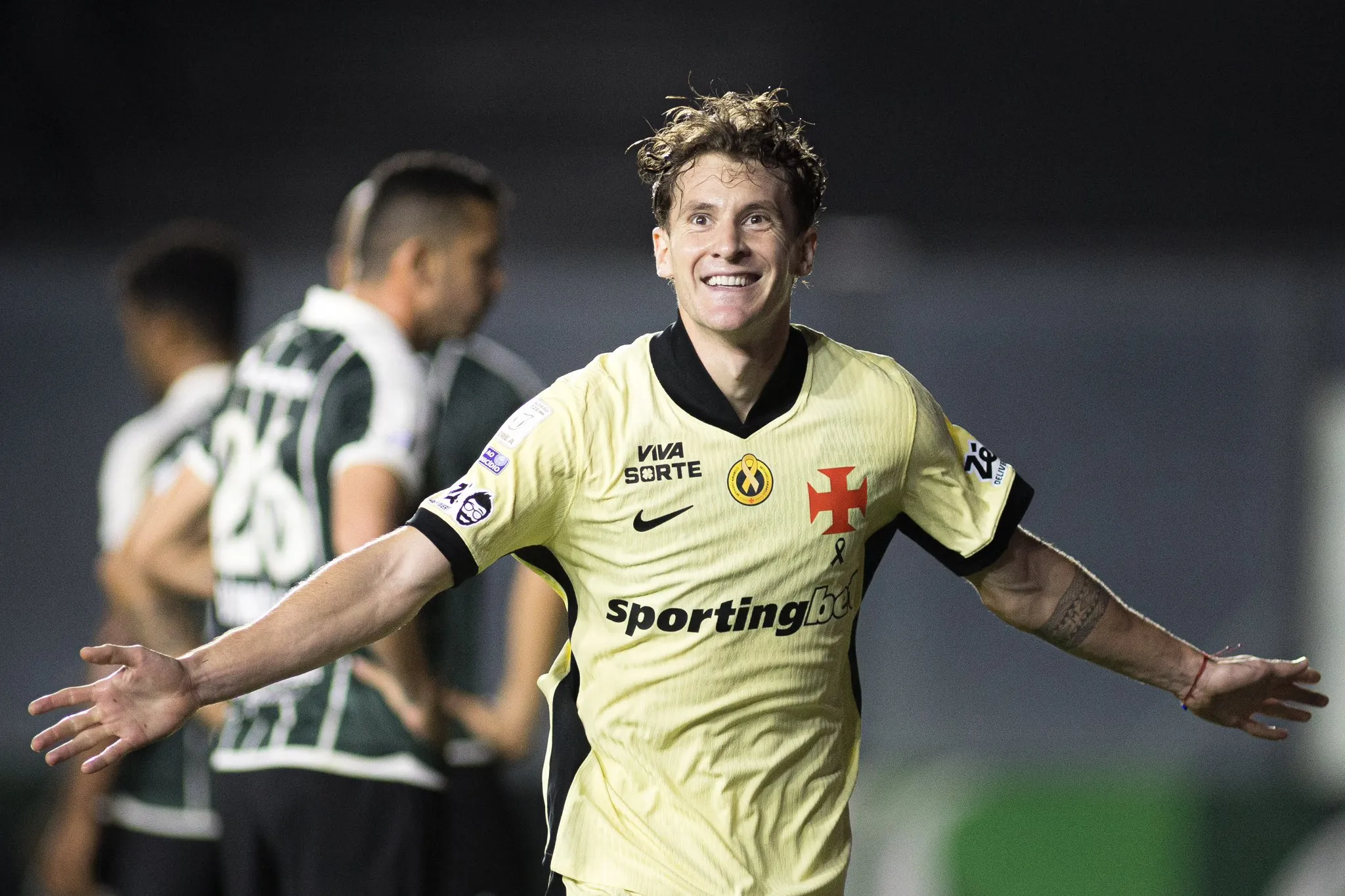 Colidio asistió para el 2-0 transitorio de Vasco contra Botafogo. (Vasco da Gama oficial)