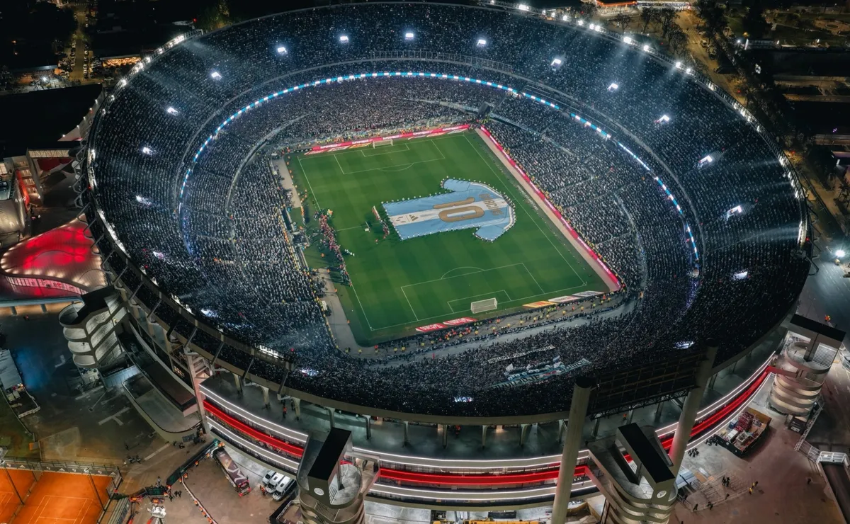 Despedida de Lionel Messi en el Monumental.