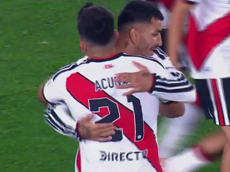 Video: el gol de Acuña para River vs. Estudiantes de Río Cuarto