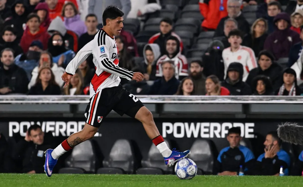 Pereyra acumuló su 13° presencia en River.