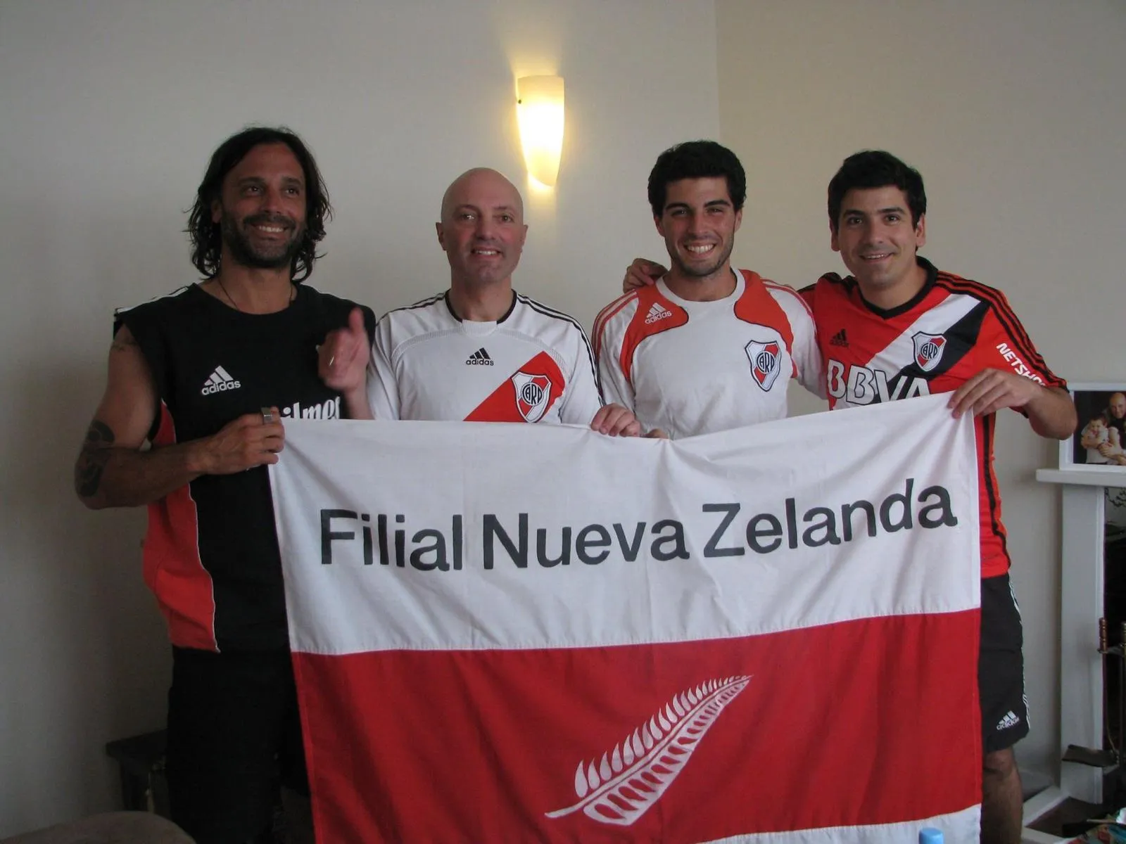 La filial se fundó en 2011 bajo el padrinazgo de Cavenaghi y el Chori Domínguez. (Foto: filial River Nueva Zelanda)