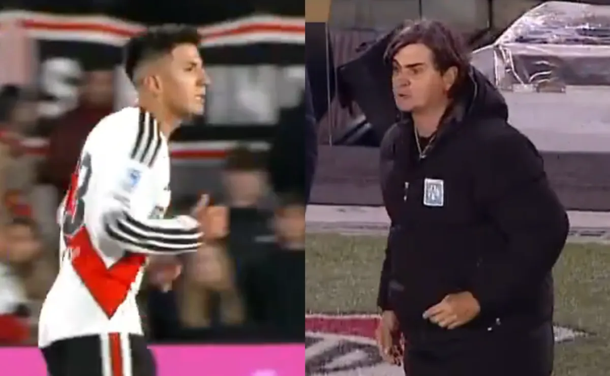 Hubo insultos y abrazo entre ambos.