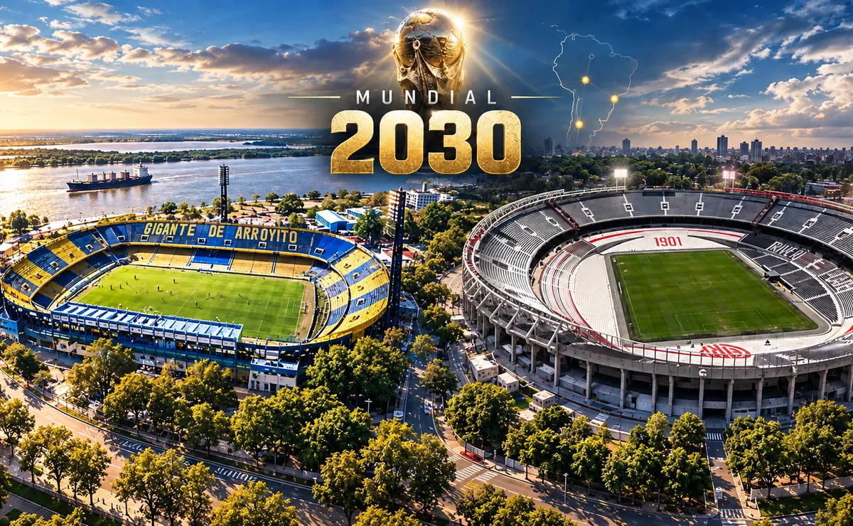 Rosario Central le disputa a River el partido inaugural del Mundial 2030