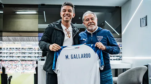 Gallardo fue homenajeado por Liga de Quito.