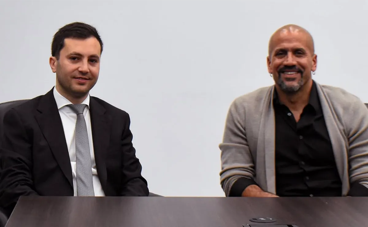 Di Carlo y Verón se reunieron este martes.