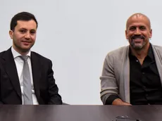 Di Carlo y Verón se reunieron en el Monumental