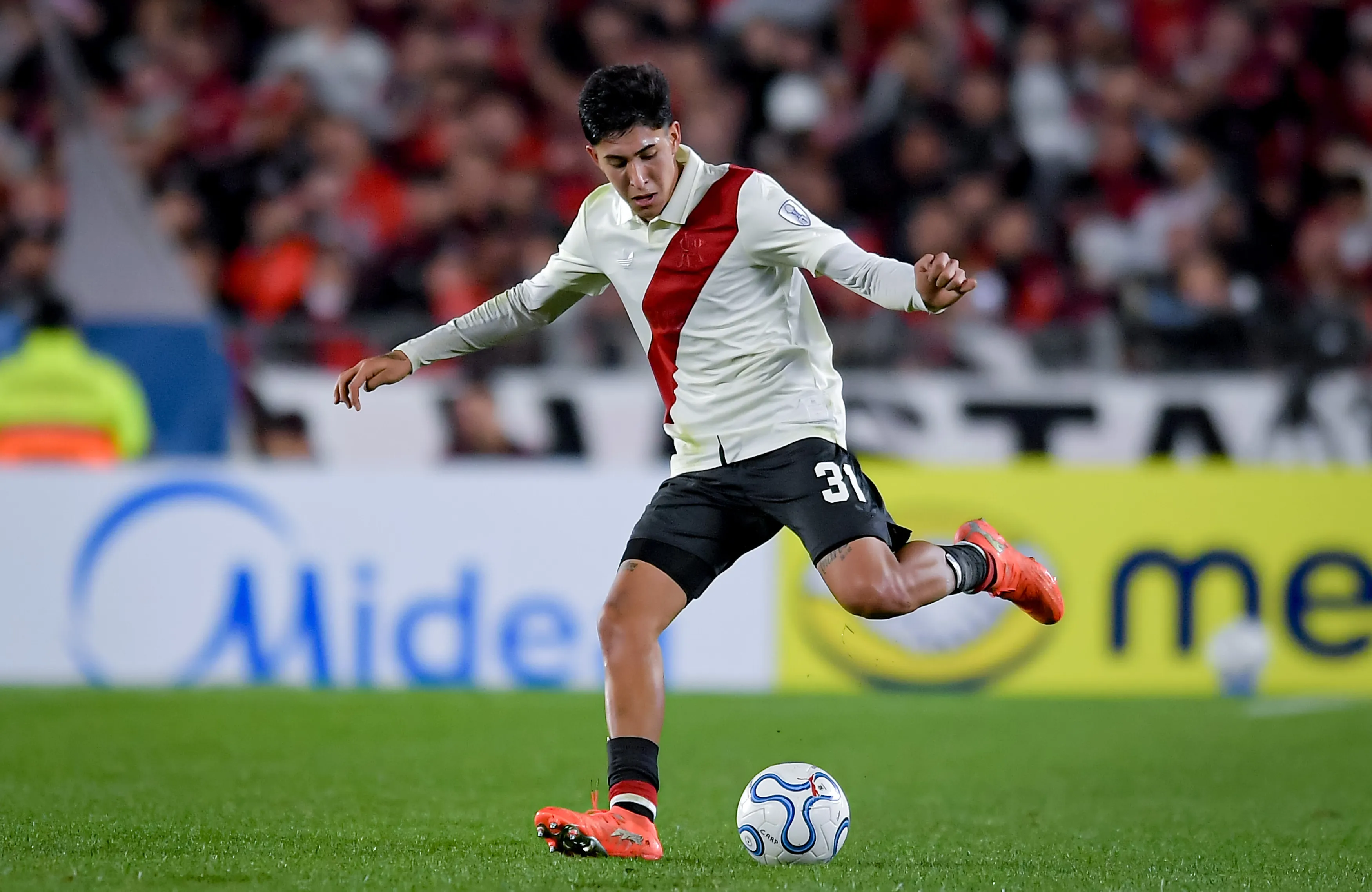 Facundo González disputó nueve partidos en la Primera de River. (Getty Images)