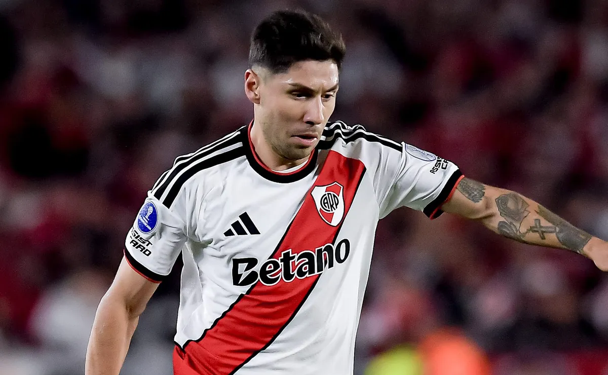 Montiel anotó el único gol de River en Junín.