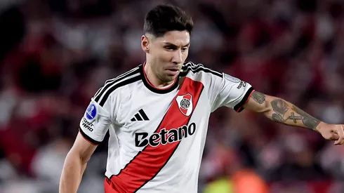 Montiel anotó el único gol de River en Junín.