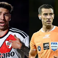 Gonzalo Montiel apuntó contra el árbitro Sebastián Zunino por el gol anulado a River vs. Sarmiento: “Buscó mucho la mano”