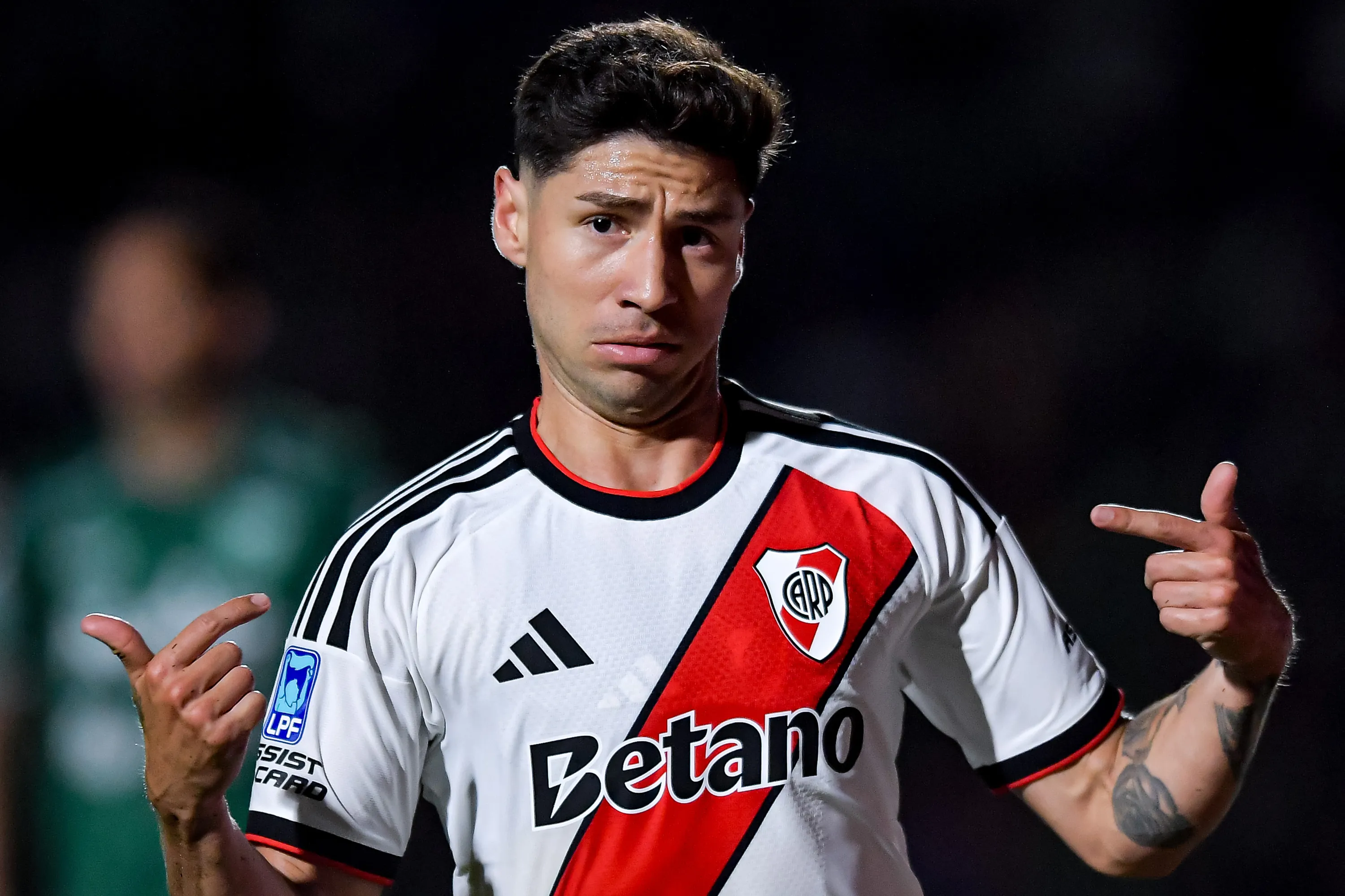Montiel fue la figura de River en Junín. (Getty Images)