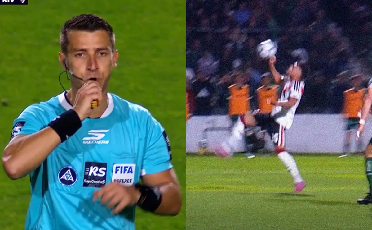 Qué dice el reglamento sobre el gol no cobrado a River por mano de Vera: ¿bien o mal anulado?