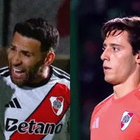 Video: el enojo de Otamendi con Santiago Beltrán en pleno partido de River vs. Sarmiento de Junín