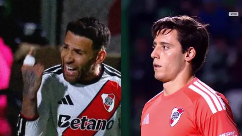 El reproche de Otamendi a Beltrán.