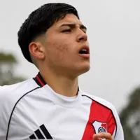Mateo Amarilla, el 10 sensación de River en la Messi Cup: figura ante Flamengo y la reacción de su familia cuando lo vio con Messi