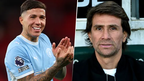 Enzo Fernández jugó cinco partidos junto a Ponzio.