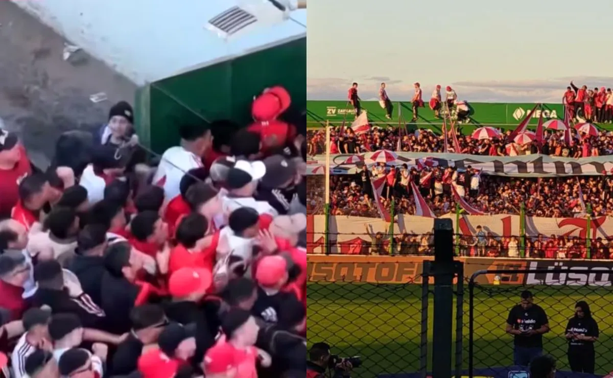 Los hinchas de River la pasaron mal en Junín.