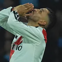 Correa respaldó a Ponzio y se emocionó al dedicarle el gol a una persona muy especial