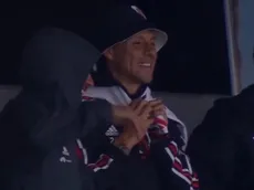 Video: la reacción de Enzo Pérez en la tribuna a los tres goles de River
